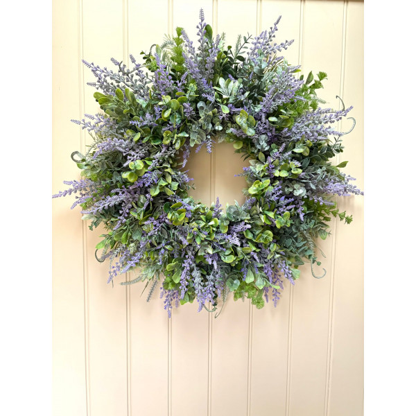 Luxury Lavender Faux Wreath