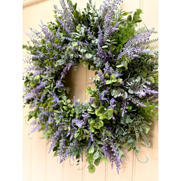 Luxury Lavender Faux Wreath