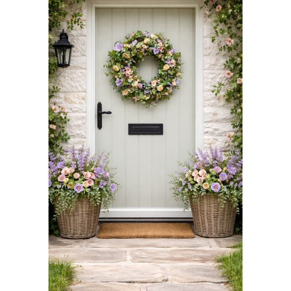 Spring Extravaganza Faux Wreath