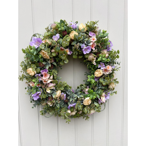 Spring Extravaganza Faux Wreath