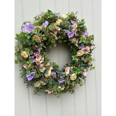 Spring Extravaganza Faux Wreath