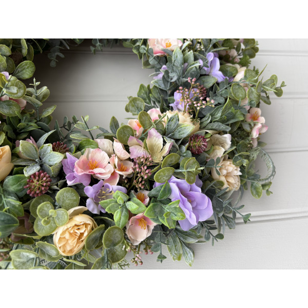 Spring Extravaganza Faux Wreath