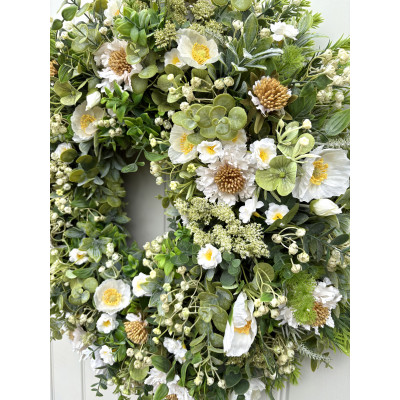 Serene Cream Bloom Wreath