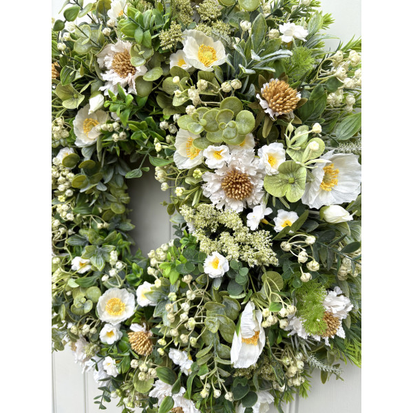 Serene Cream Bloom Wreath