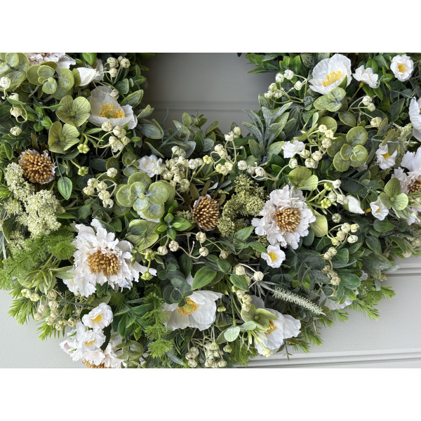 Serene Cream Bloom Wreath