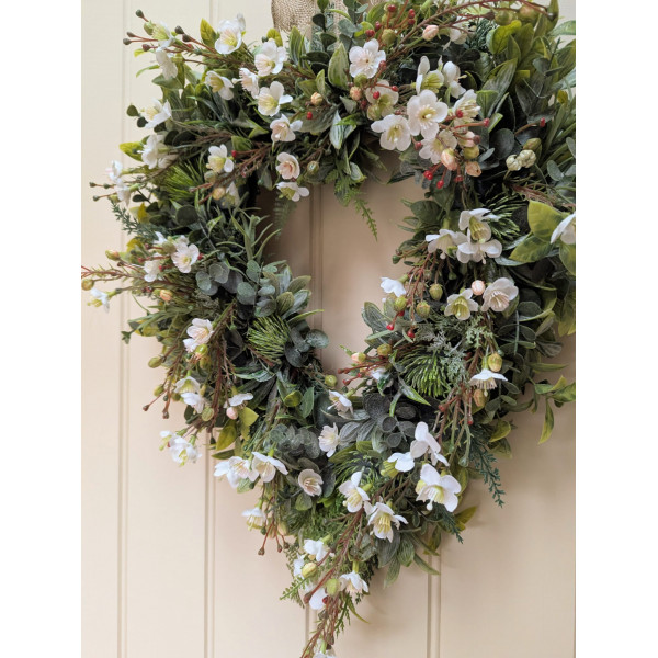 Blossom Heart Wreath