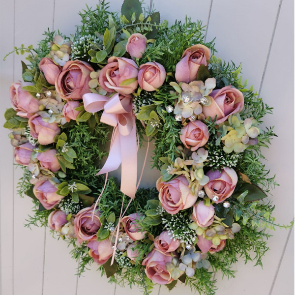 Country Rose Wreath