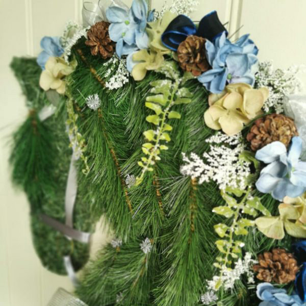 Sapphire Horse head Wreath