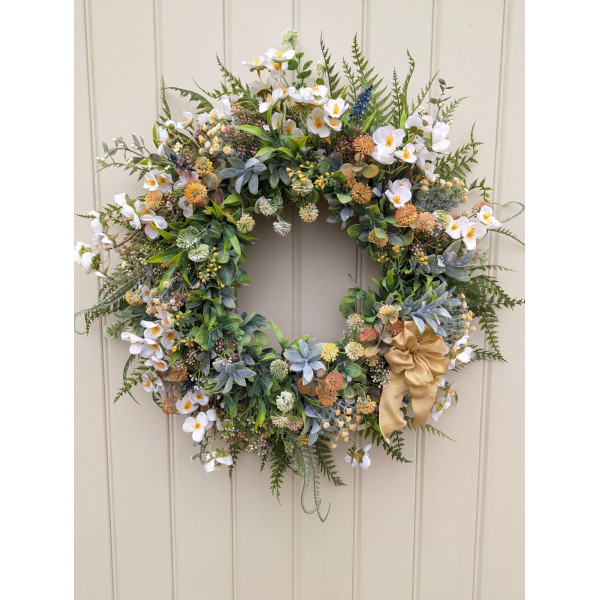 Spring Extravaganza Faux Wreath