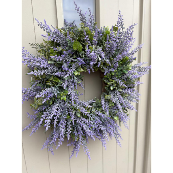 Lavender Faux Wreath